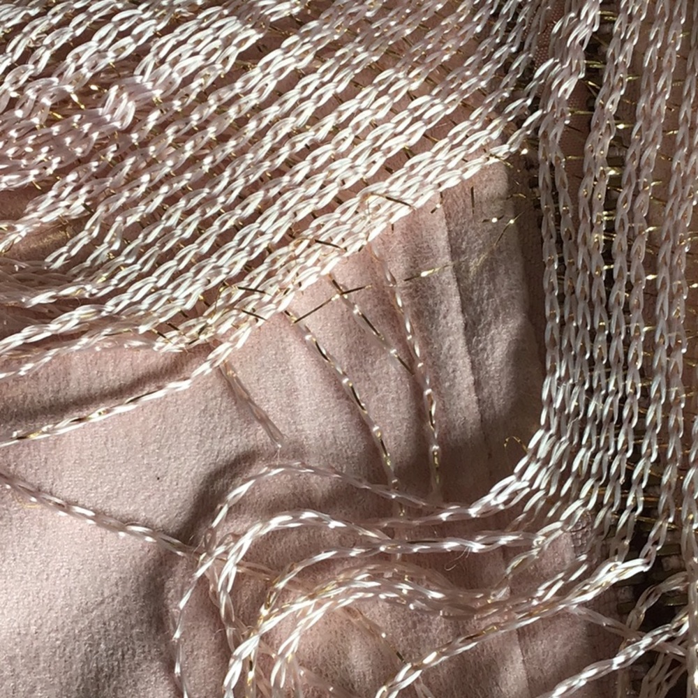 Baby Pastel Pink “Sandwashed Silk” or “Sueded Silk” Bomber Jacket - Picture 7 of 8